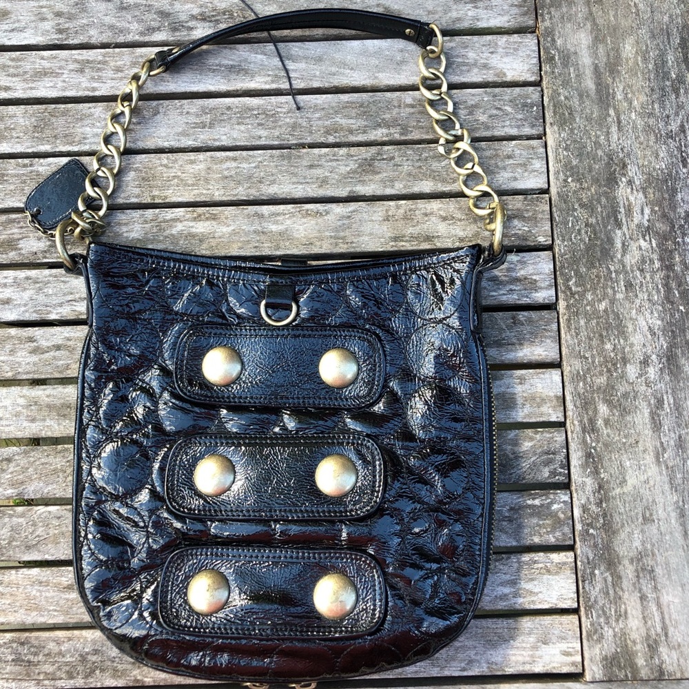 Cynthia Rowley Quilted Patent Leather Handbag